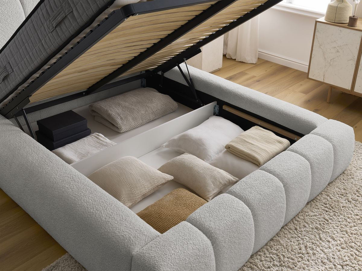 DENALI opbergbed in badstof