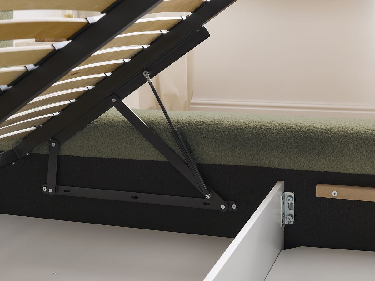 Canapé d'angle fixe EVEREST tissu chiné - Orange - Angle droit - 10 coussins