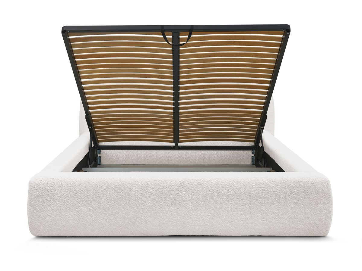 Canapé d'angle fixe EVEREST tissu chiné - Orange - Angle droit - 10 coussins