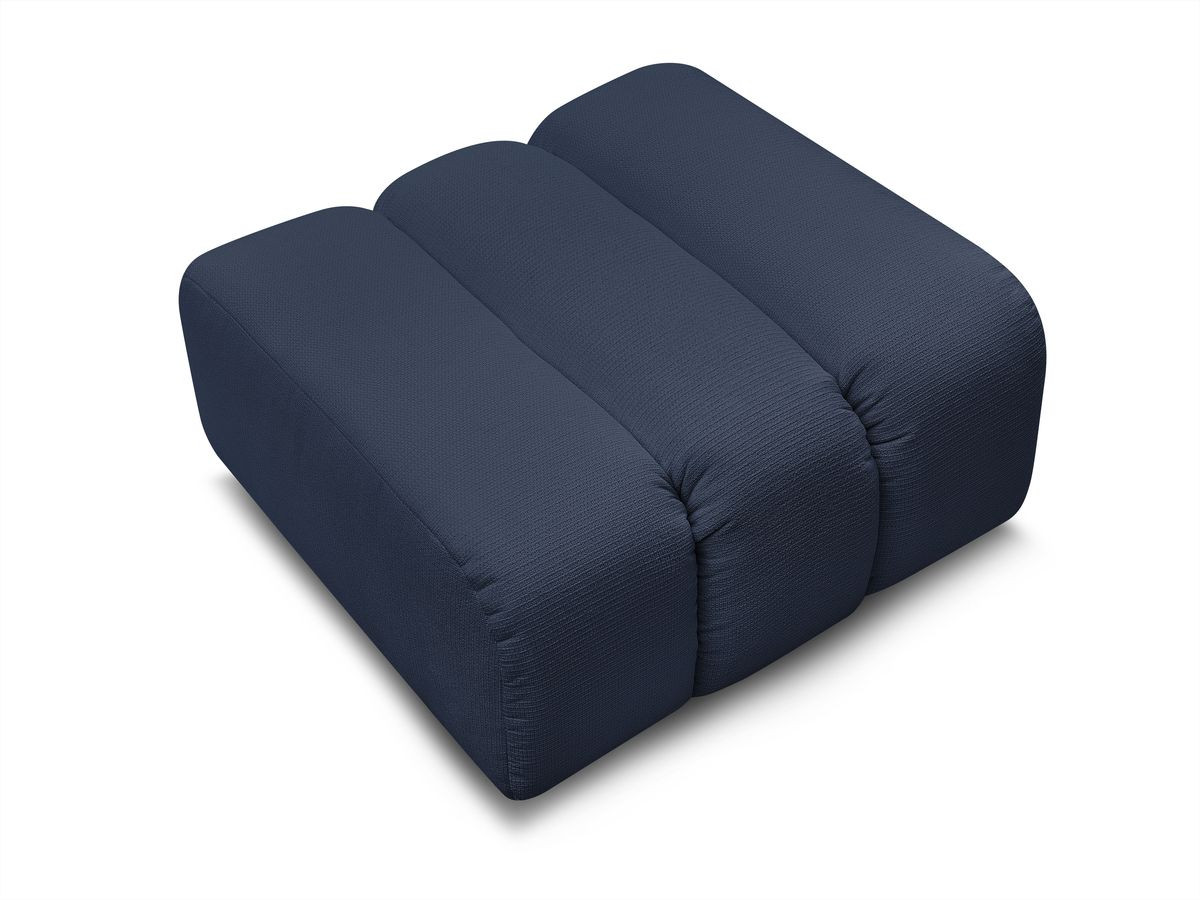 Pouf TALIA tissu chiné