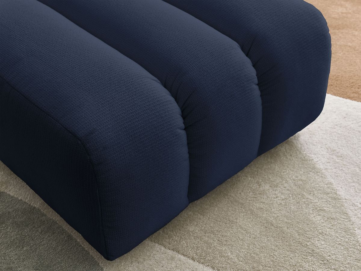 Pouf TALIA tissu chiné