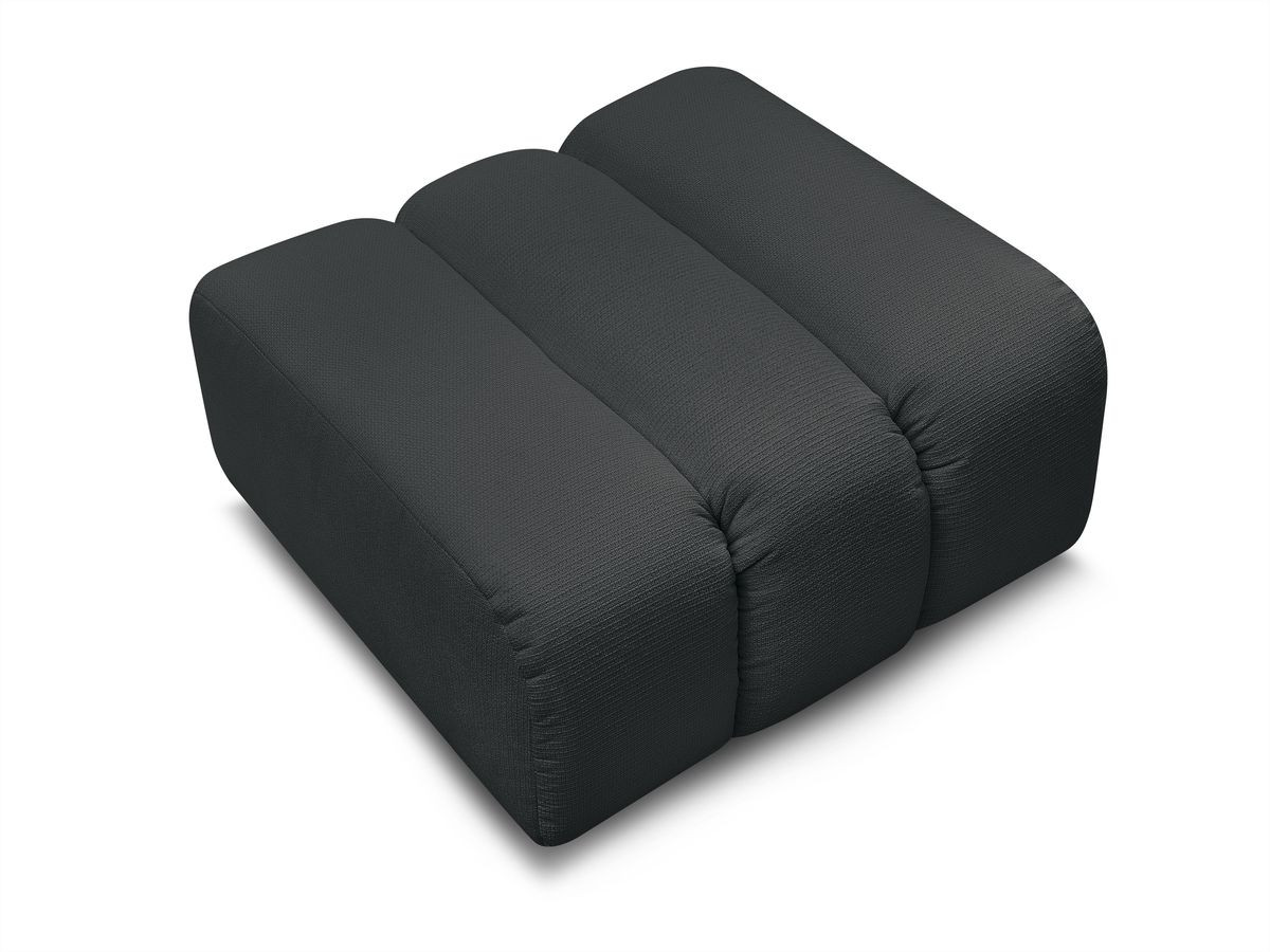 Pouf TALIA tissu chiné