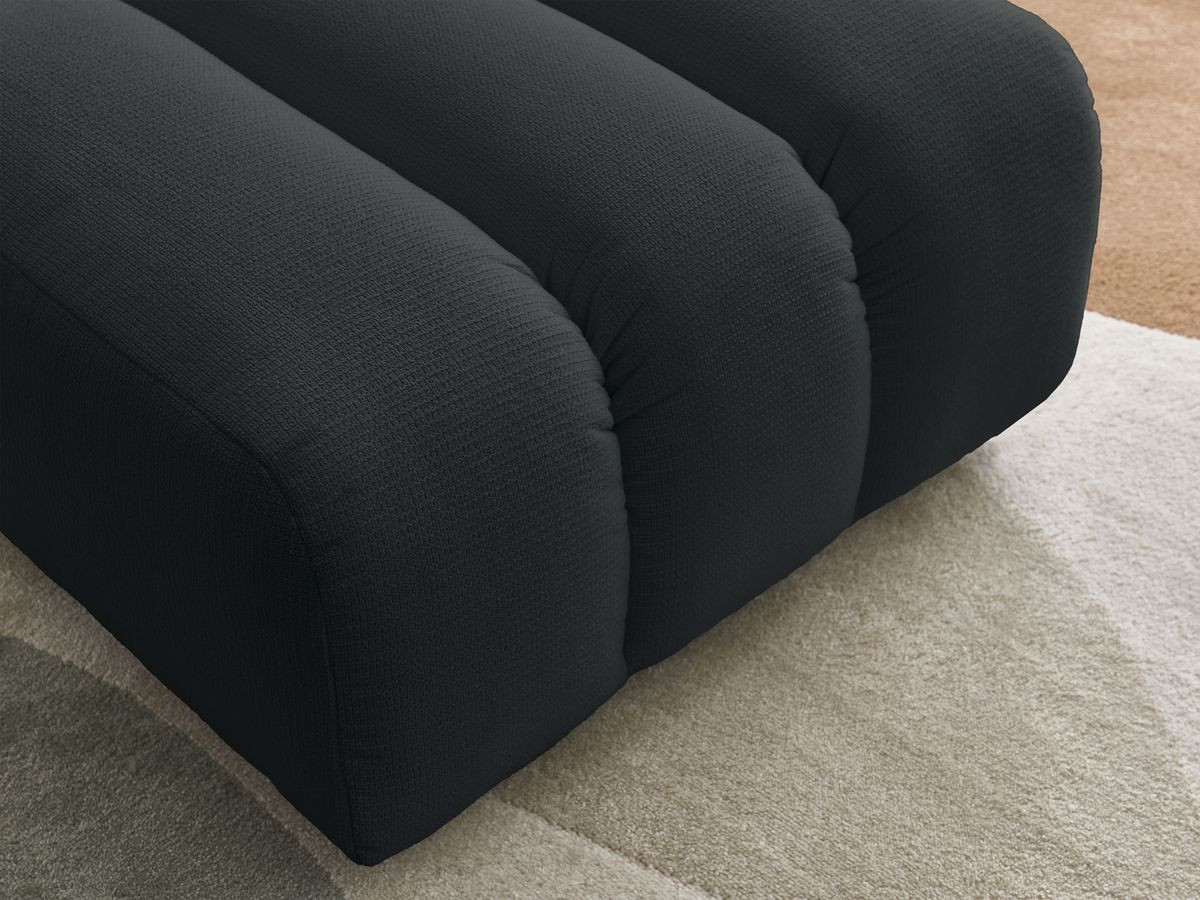 Pouf TALIA tissu chiné