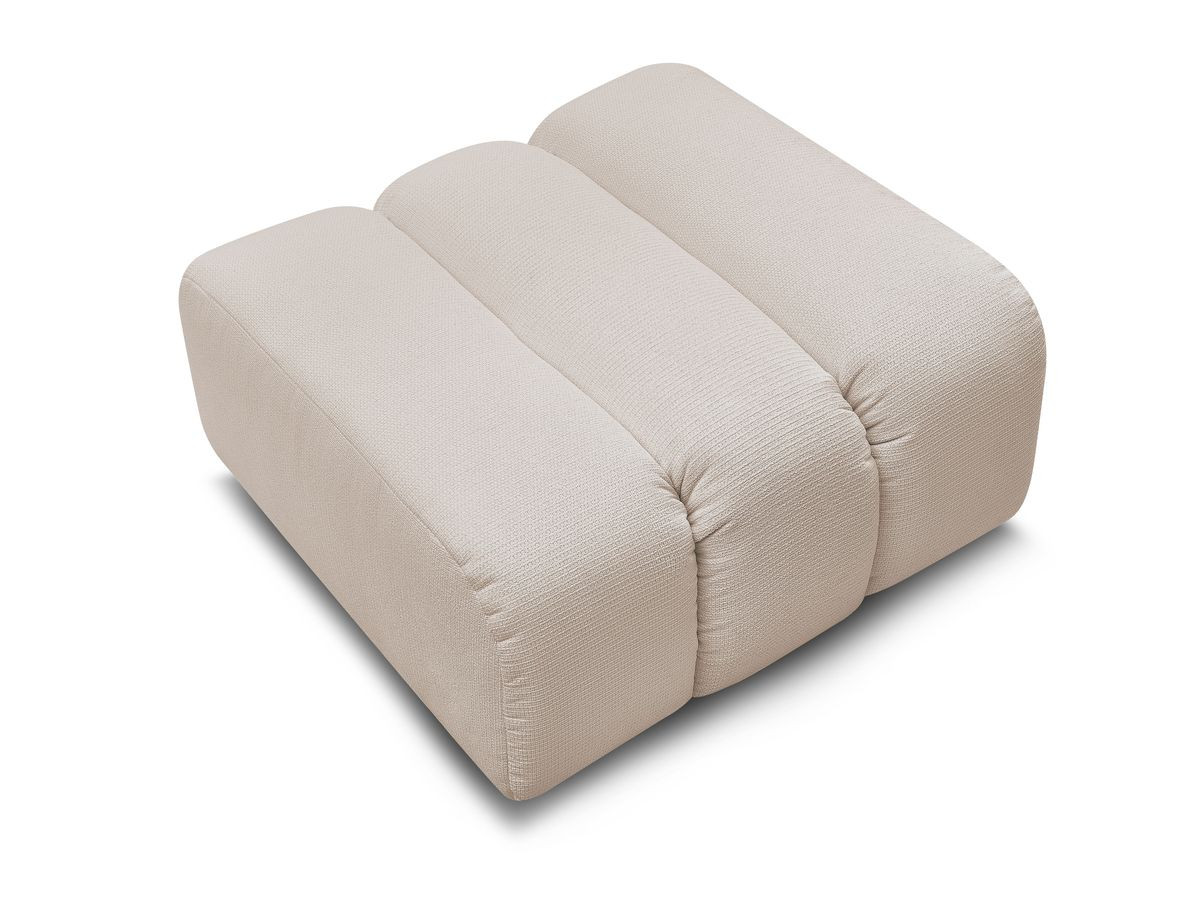Pouf TALIA tissu chiné