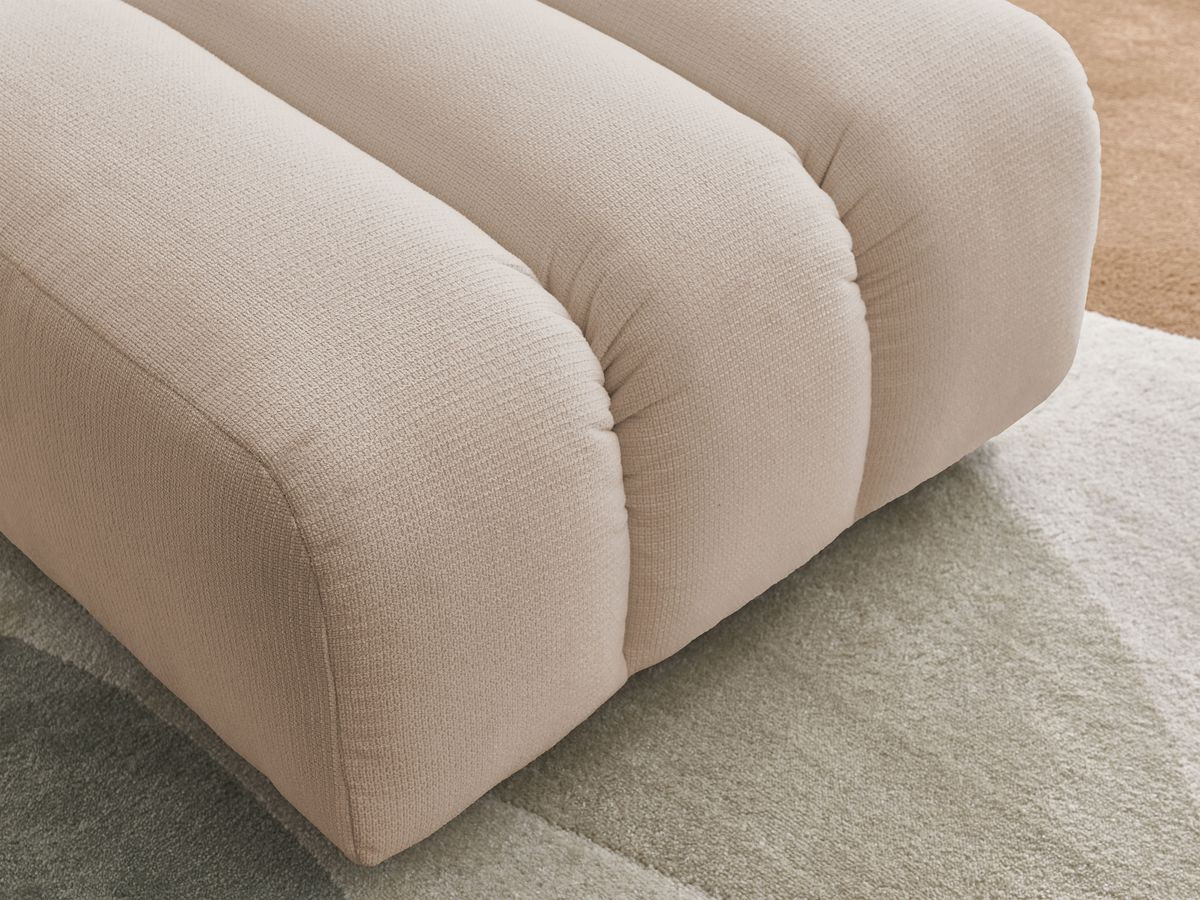 Pouf TALIA tissu chiné