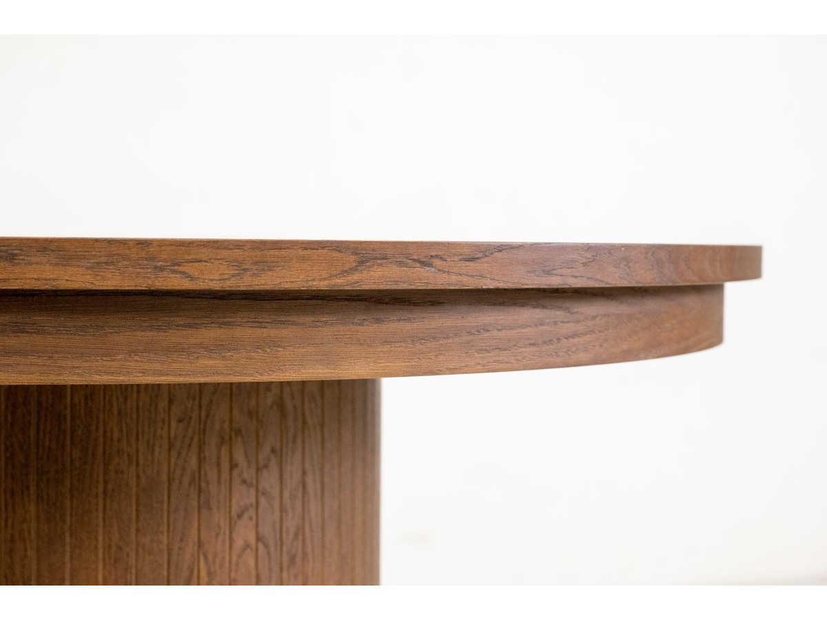 PRADO set met uitschuifbare eettafel 110 tot 210 cm + 4 BASTIDE stoelen in massief eiken fineer