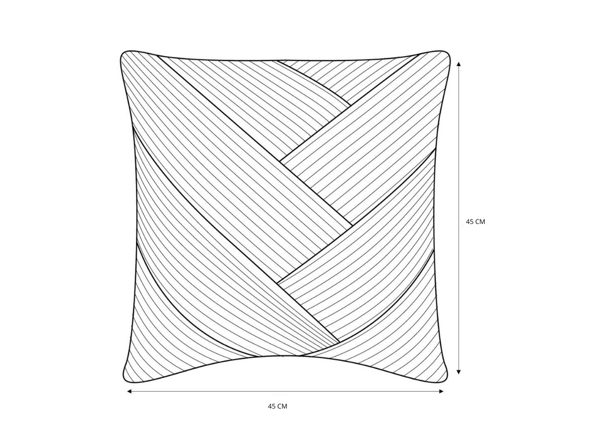 Lot de 2 coussins patchwork réversibles LARA terracotta — vue 6