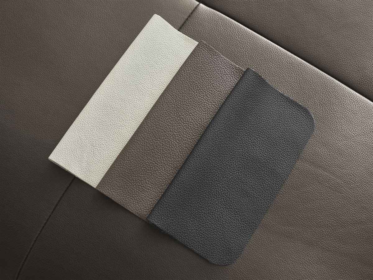Canapé d'angle fixe EVEREST tissu chiné - Orange - Angle droit - 10 coussins