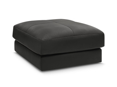 Pouf LEONARD cuir de vache