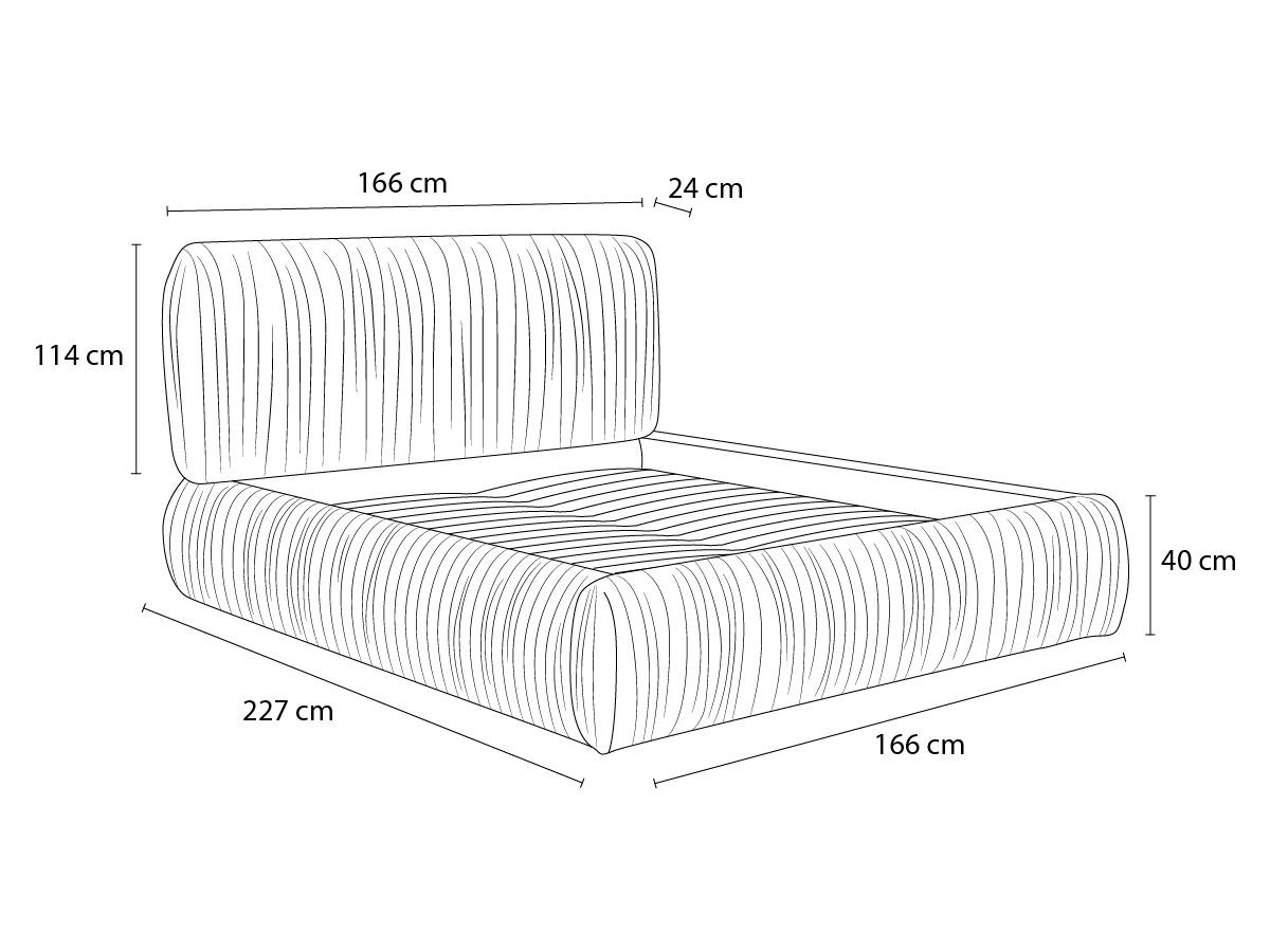 Canapé d'angle fixe EVEREST tissu chiné - Orange - Angle droit - 10 coussins