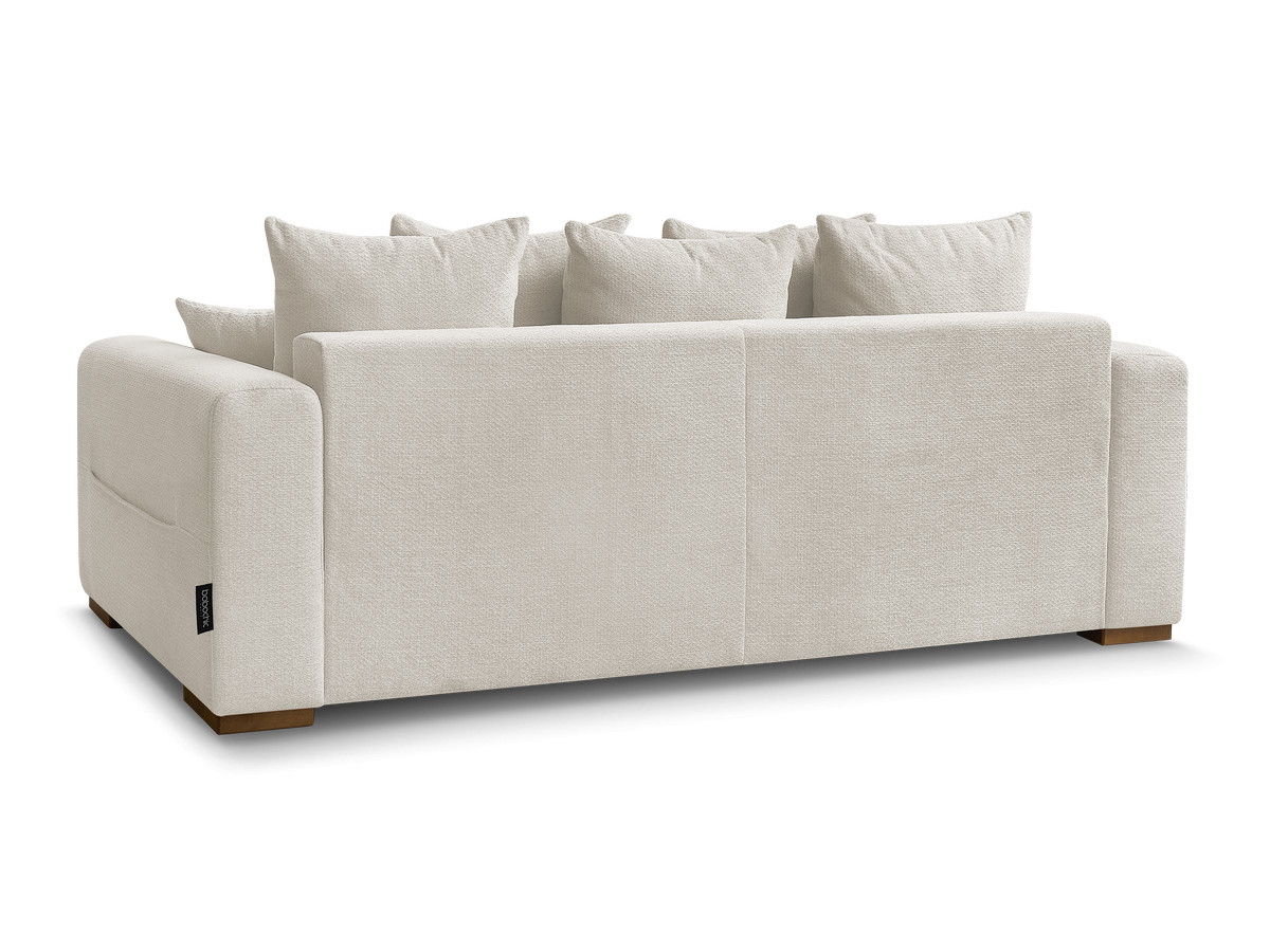 Canapé droit fixe 3 places SIDONIE tissu chiné