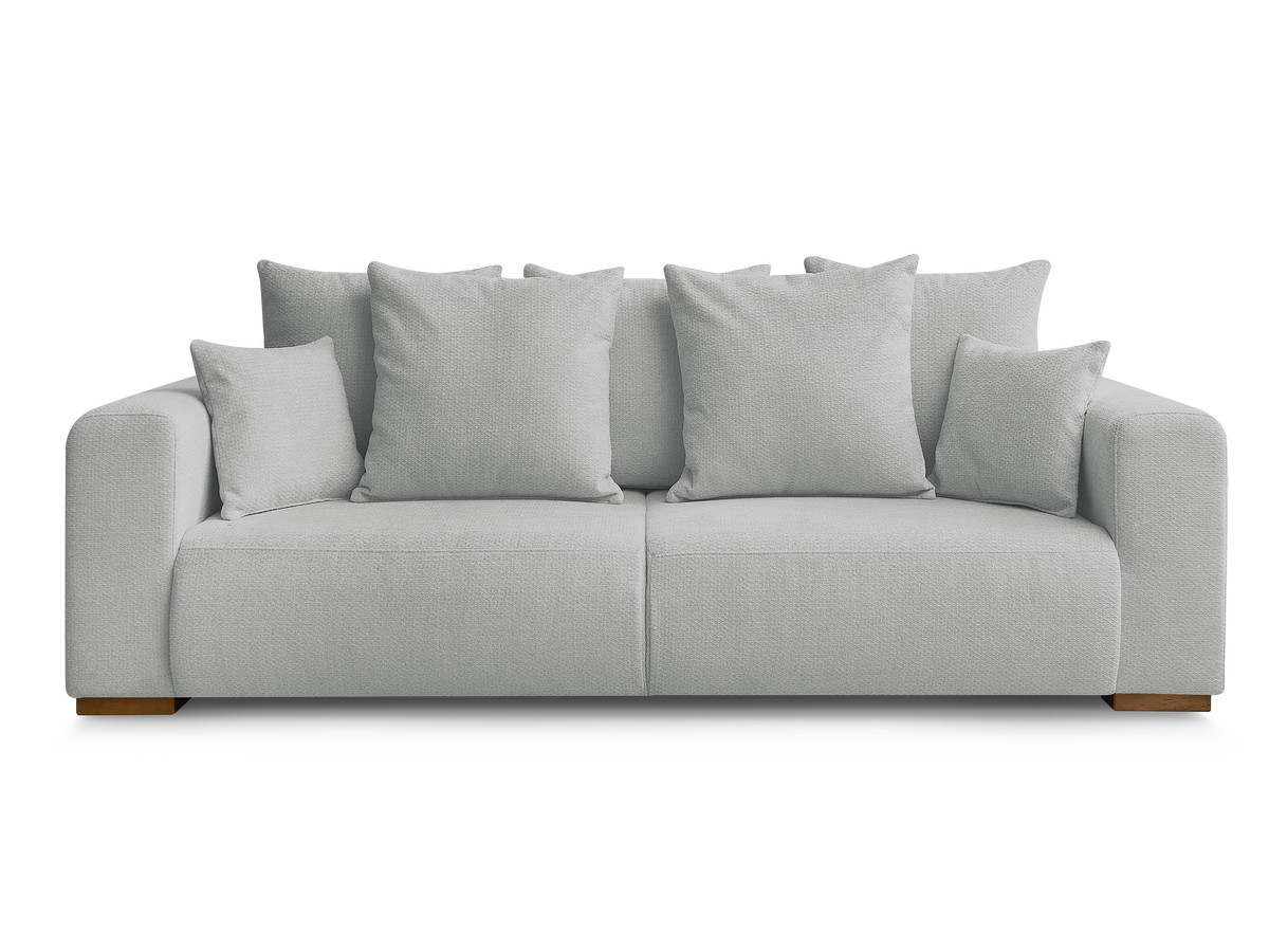 Canapé droit fixe 3 places SIDONIE tissu chiné