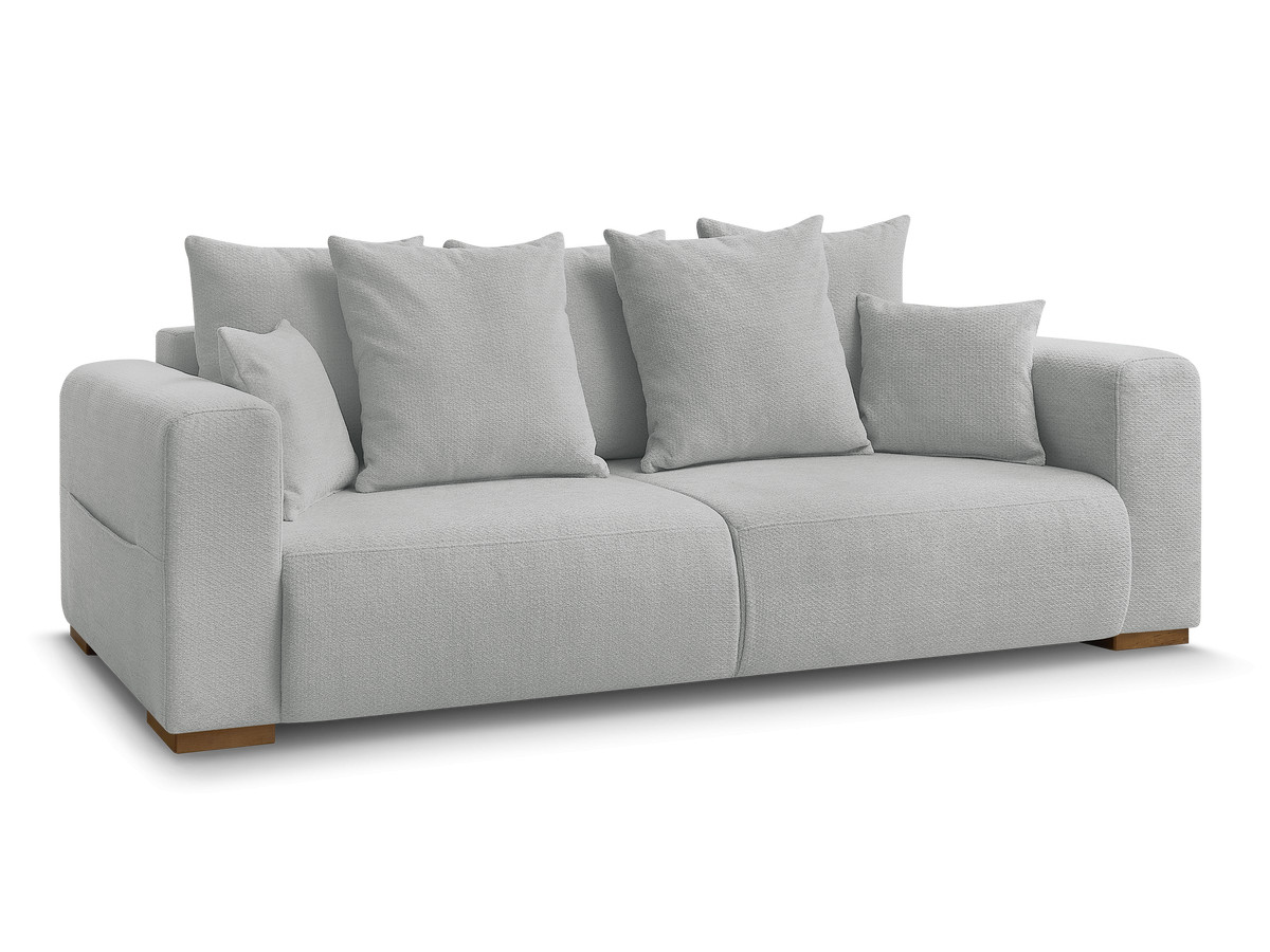 Canapé droit fixe 3 places SIDONIE tissu chiné