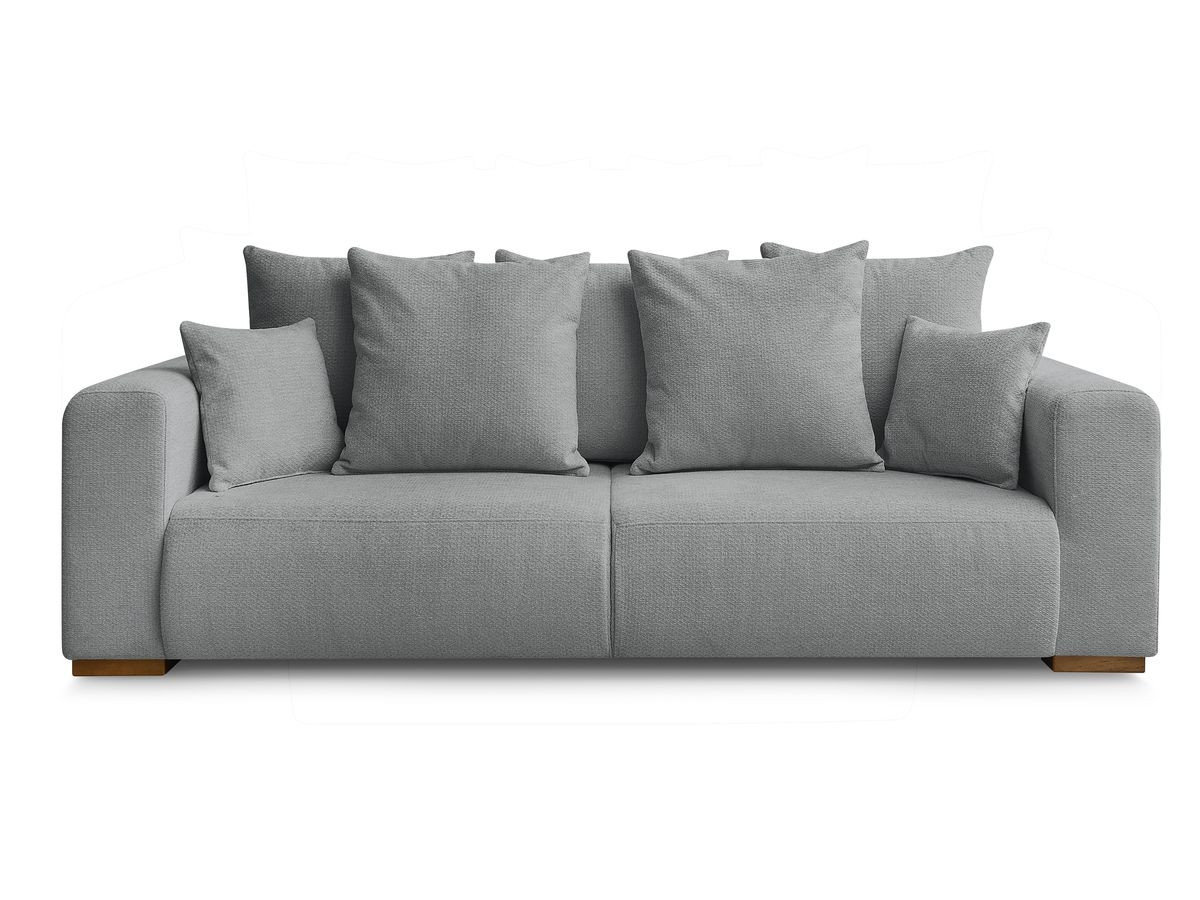 Canapé droit fixe 3 places SIDONIE tissu chiné