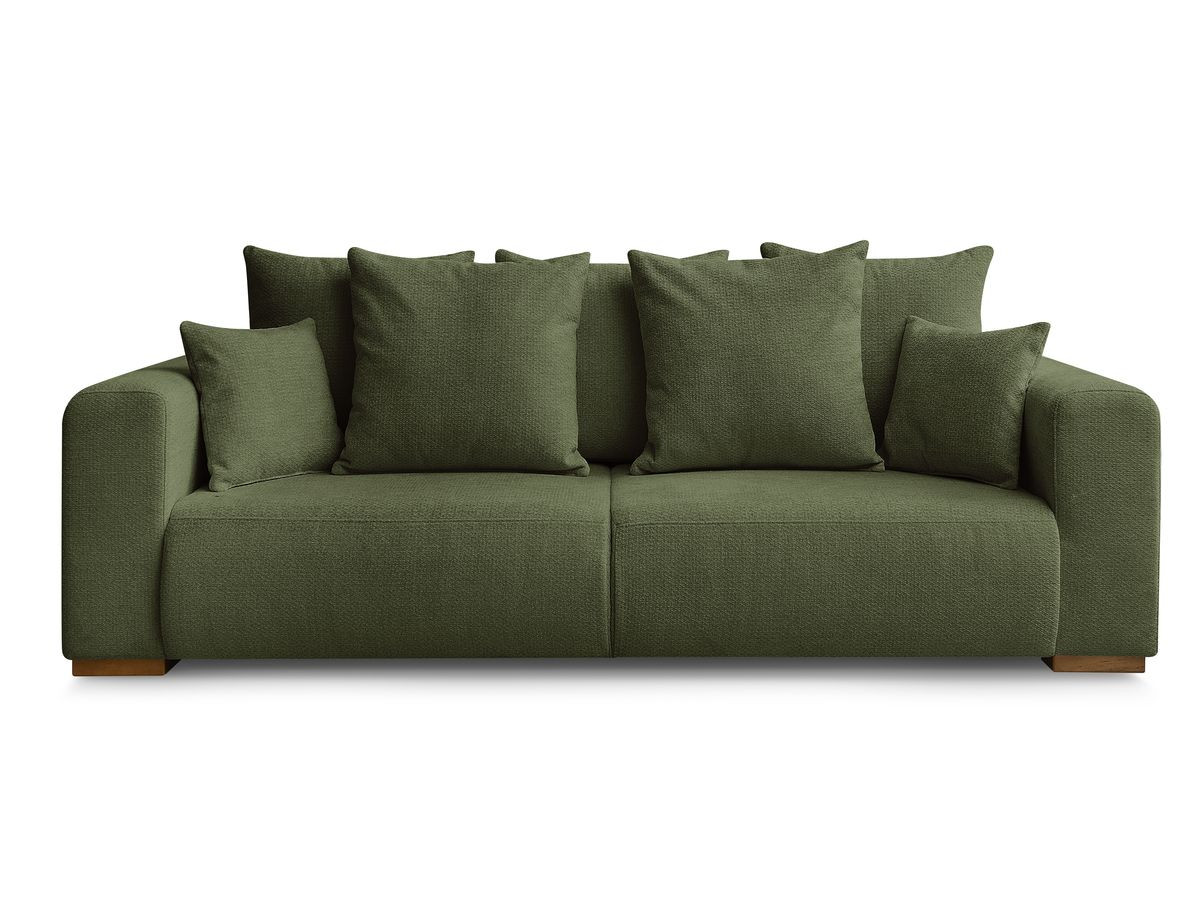 Canapé droit fixe 3 places SIDONIE tissu chiné