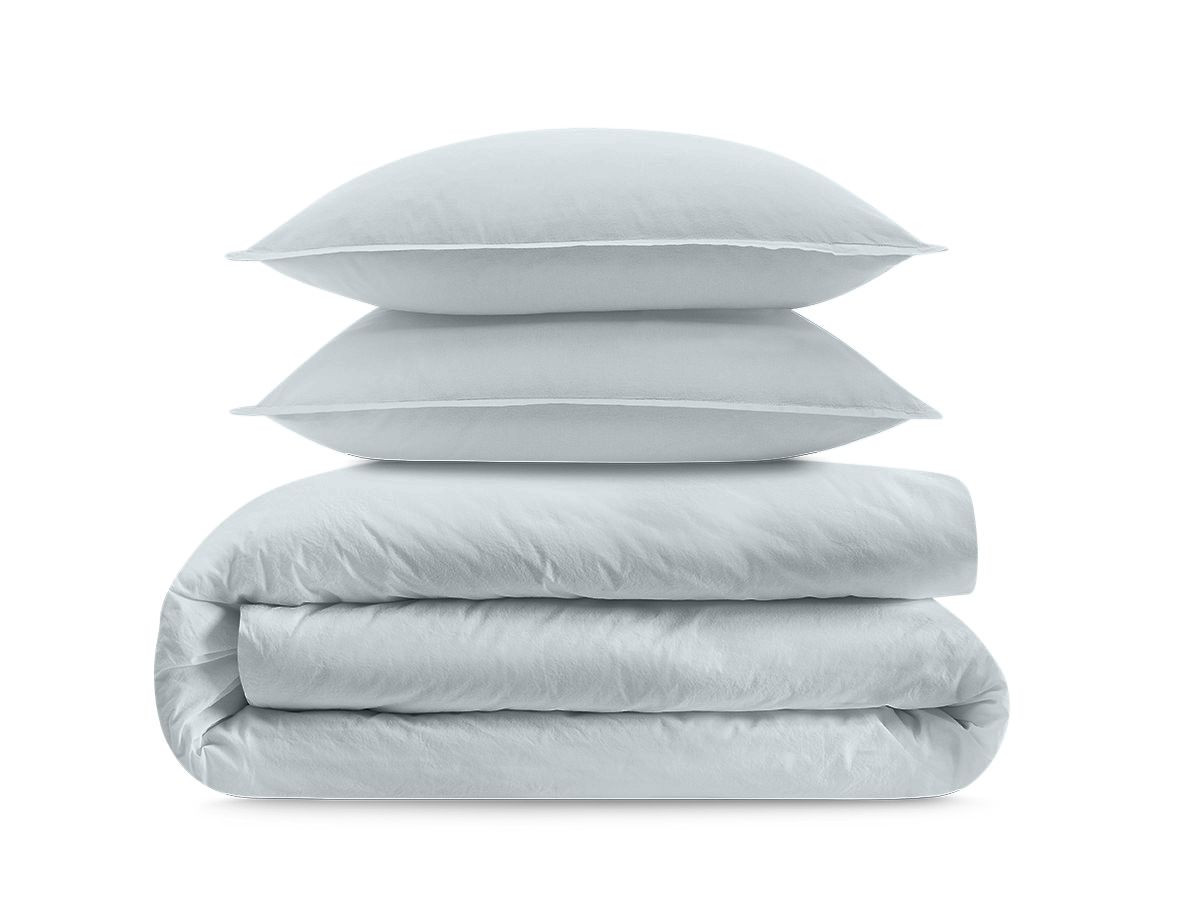 Parure en Percale de coton HERA avec une housse de couette, 2 taies d'oreille