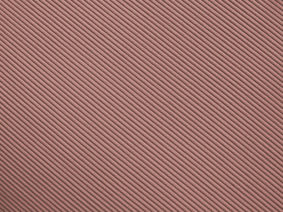 Canapé d'angle fixe EVEREST tissu chiné - Orange - Angle droit - 10 coussins