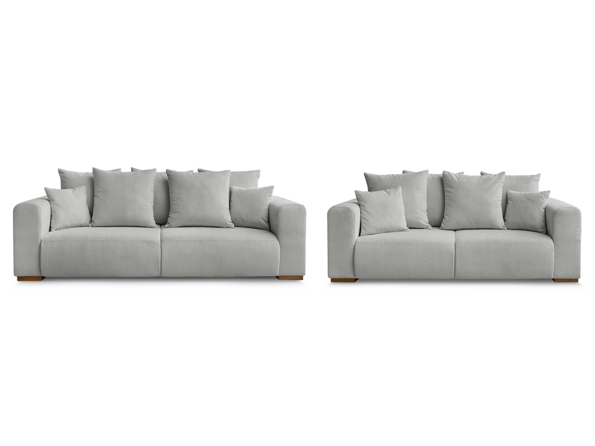 SIDONIE corduroy vaste 3 + 2 zits rechte bankset