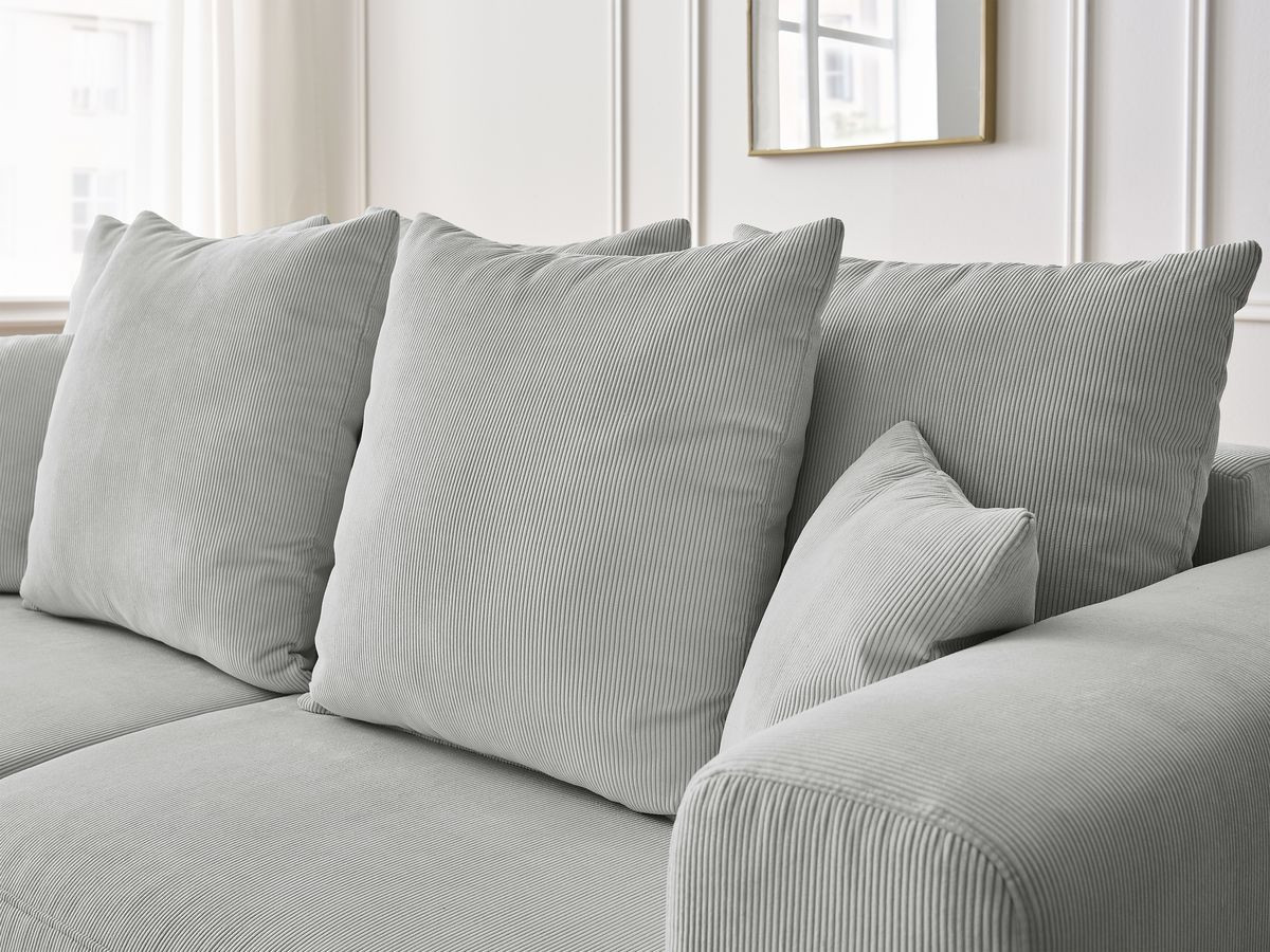 SIDONIE corduroy vaste 3 + 2 zits rechte bankset