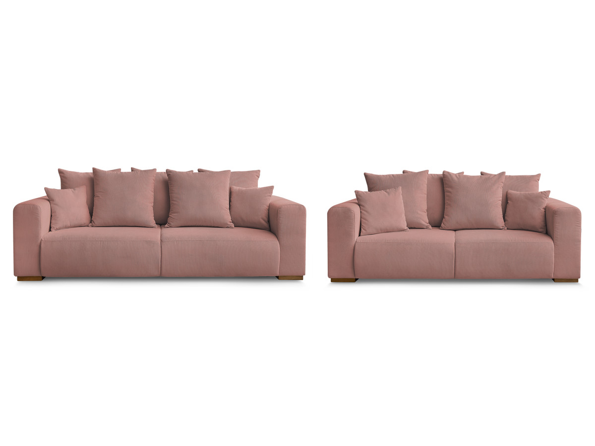 SIDONIE corduroy vaste 3 + 2 zits rechte bankset
