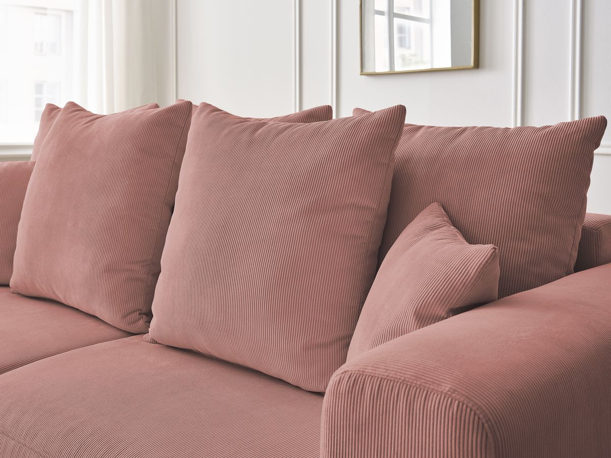 SIDONIE corduroy vaste 3 + 2 zits rechte bankset