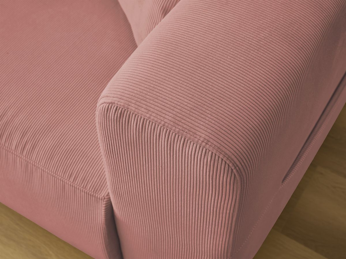 SIDONIE corduroy vaste 3 + 2 zits rechte bankset