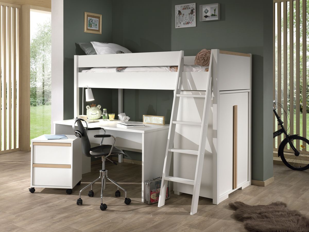 Ensemble ALARIC avec lit enfant + bureau + armoire