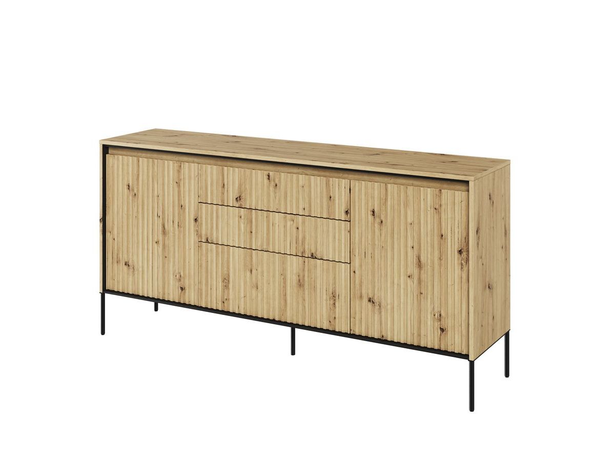 Buffet 2 portes 166 cm LENARA avec tasseaux