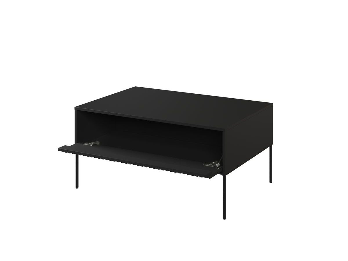 Ensemble LENARA avec buffet 166 cm + meuble TV 167 cm + table basse avec tasseaux et LED