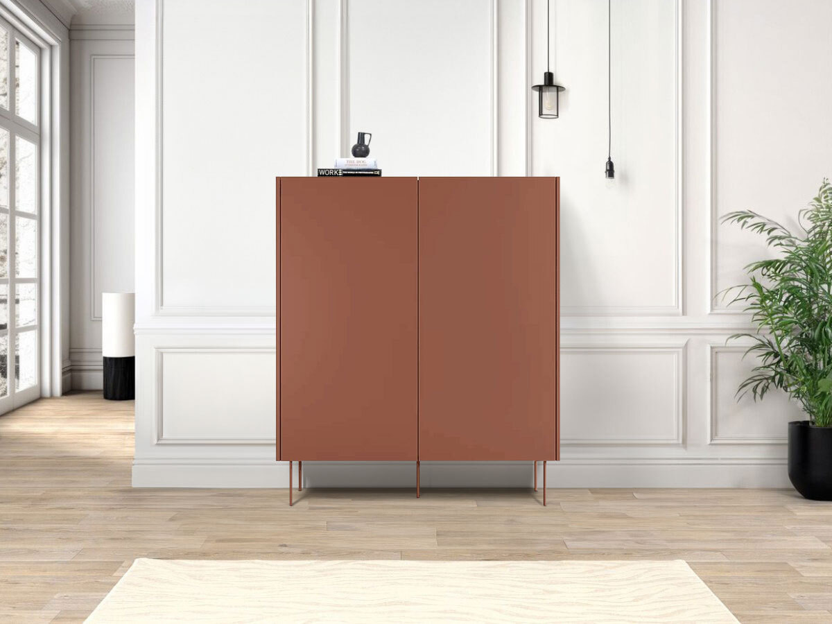 ATLAS 120 cm 2-deurs hoog dressoir