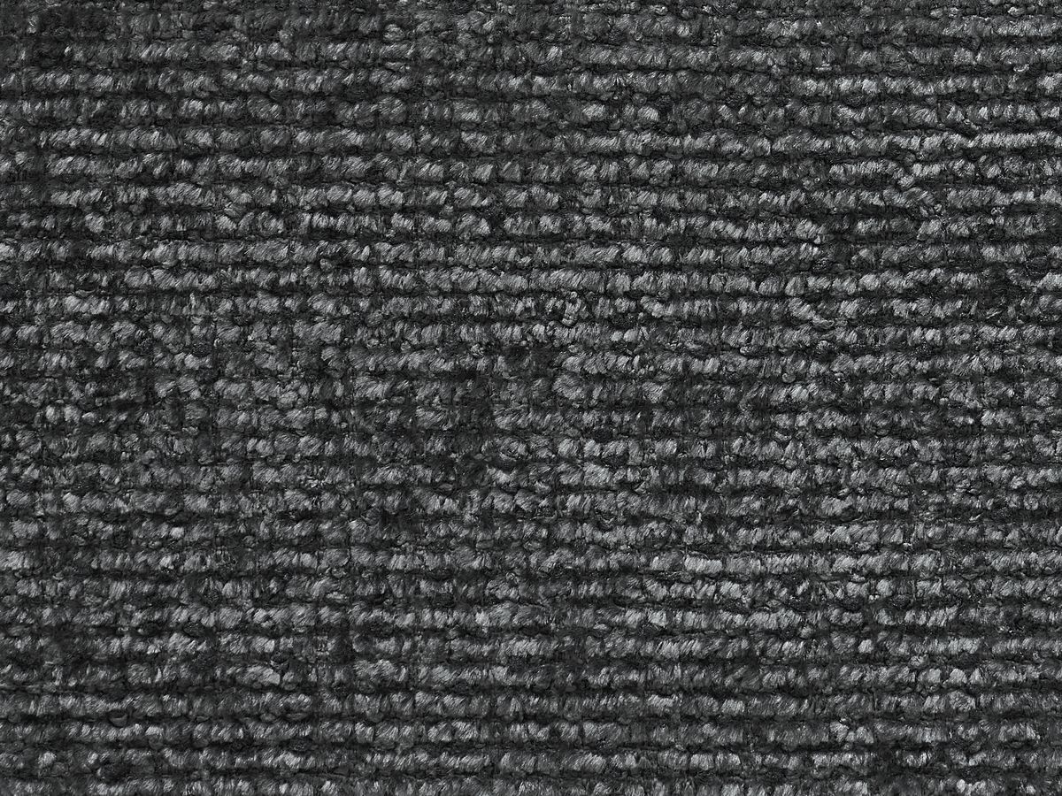 SIERRA vaste 3-zits rechte bank in structuurstof met voetenbank