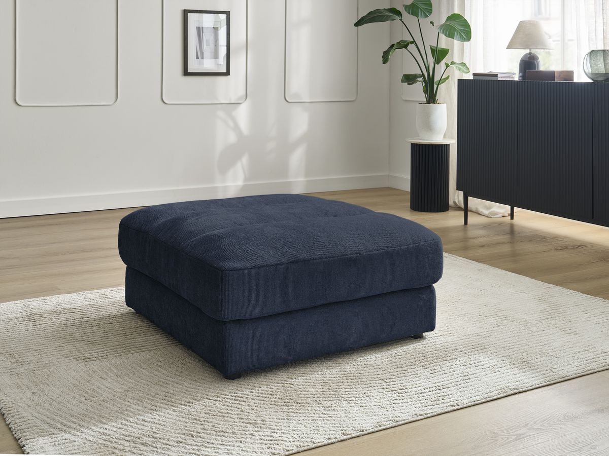Pouf SIERRA tissu texturé