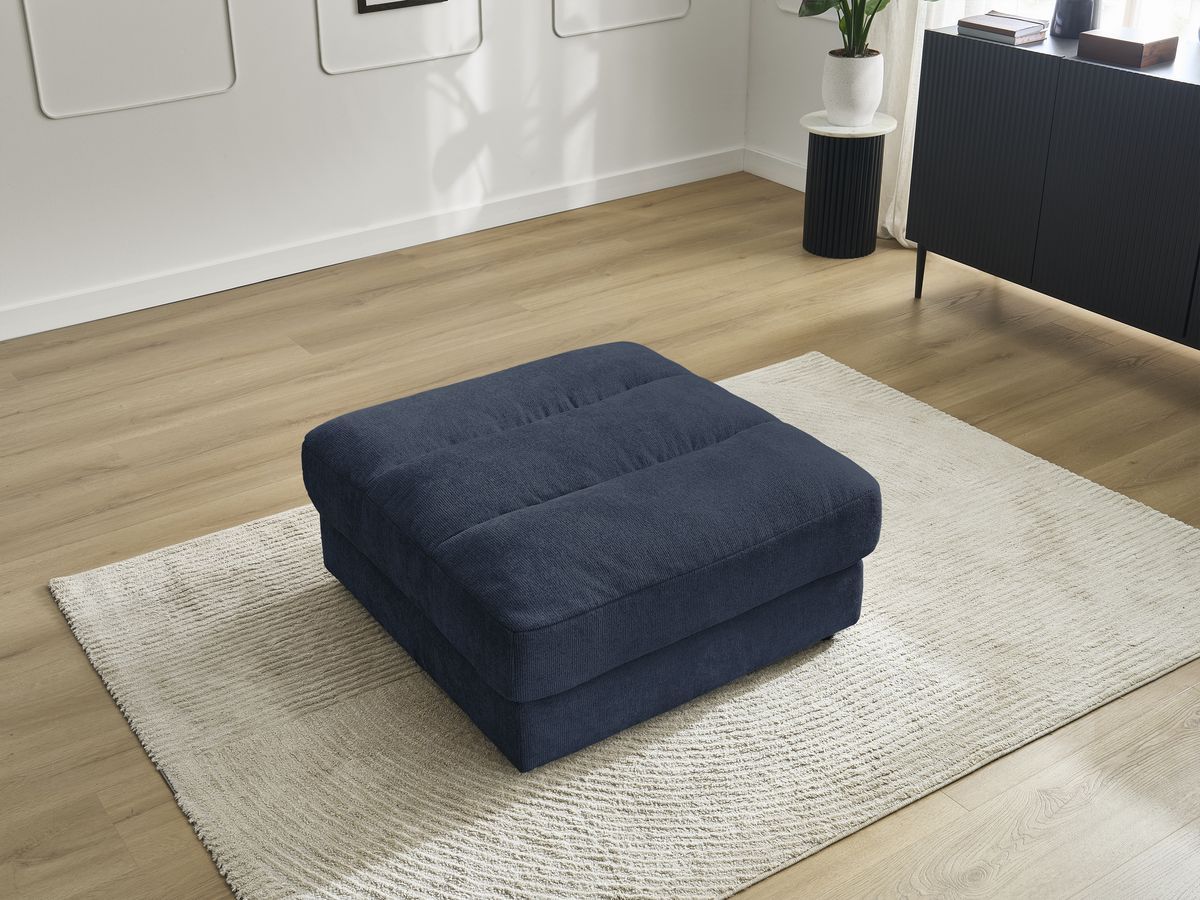 Pouf SIERRA tissu texturé