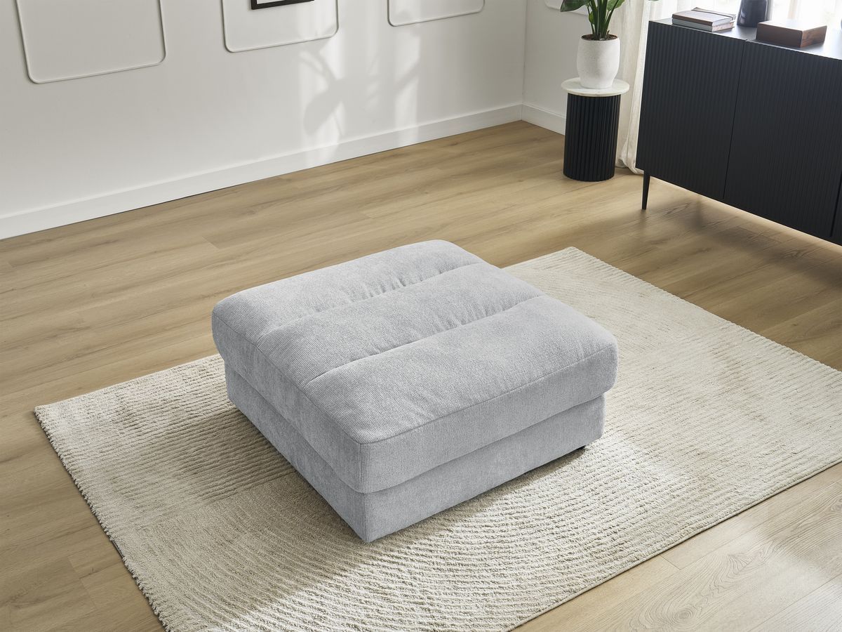 Pouf SIERRA tissu texturé