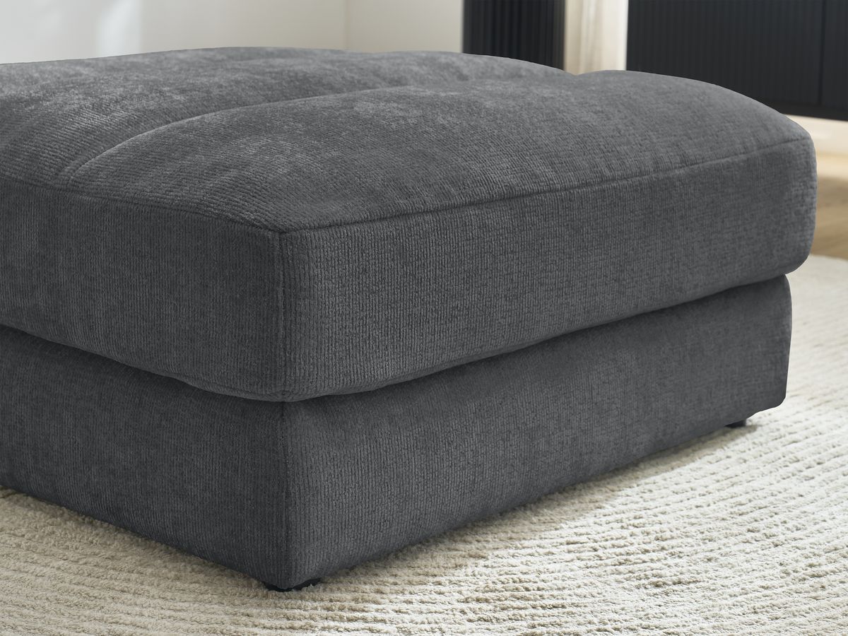 Pouf SIERRA tissu texturé