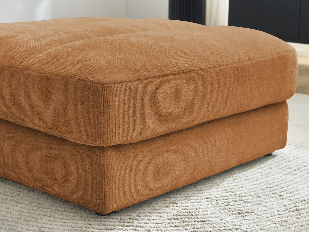 Pouf SIERRA tissu texturé