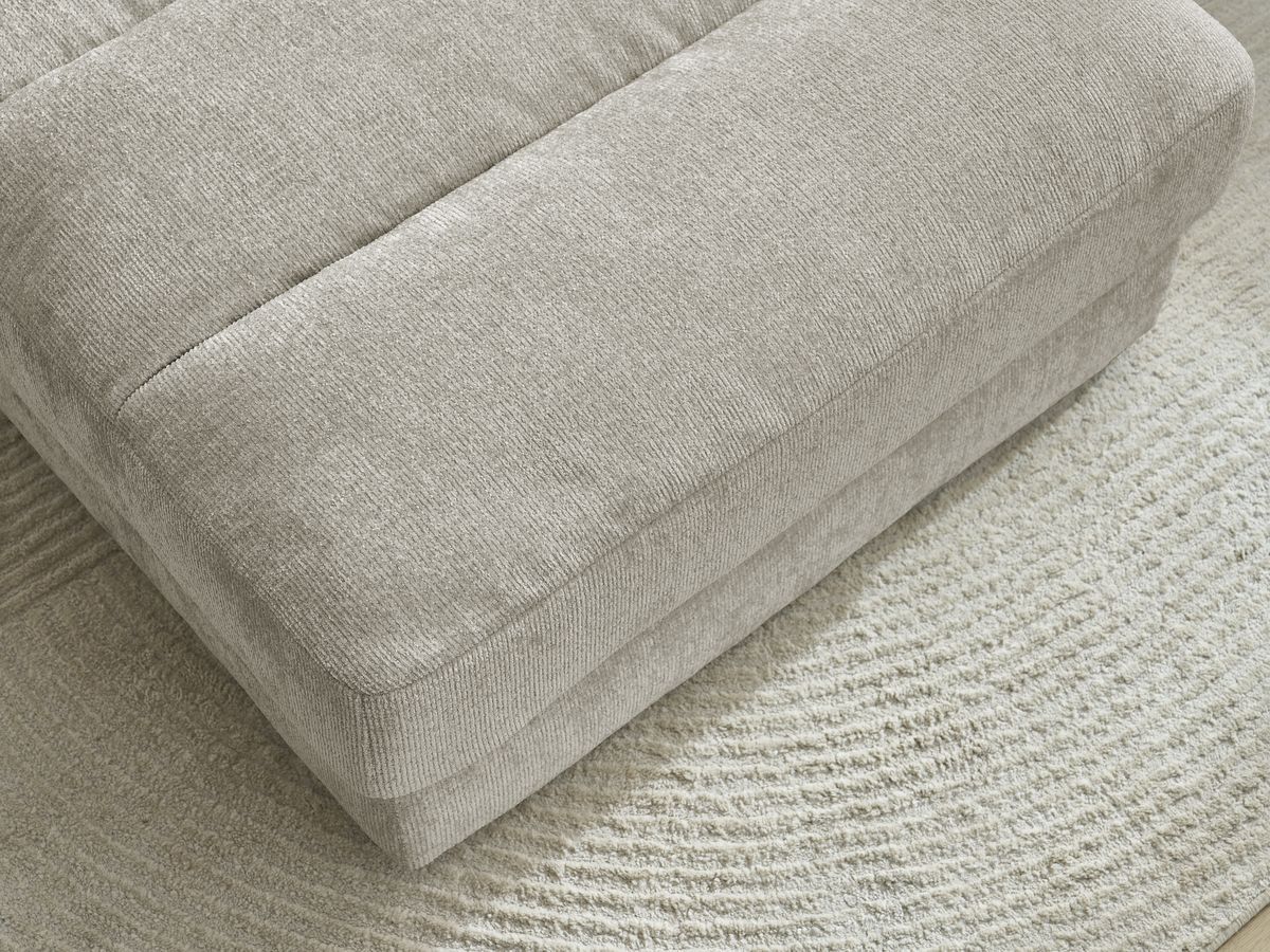 Pouf SIERRA tissu texturé