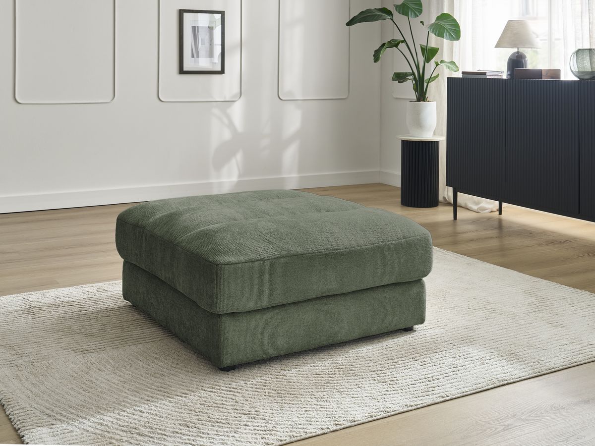 Pouf SIERRA tissu texturé