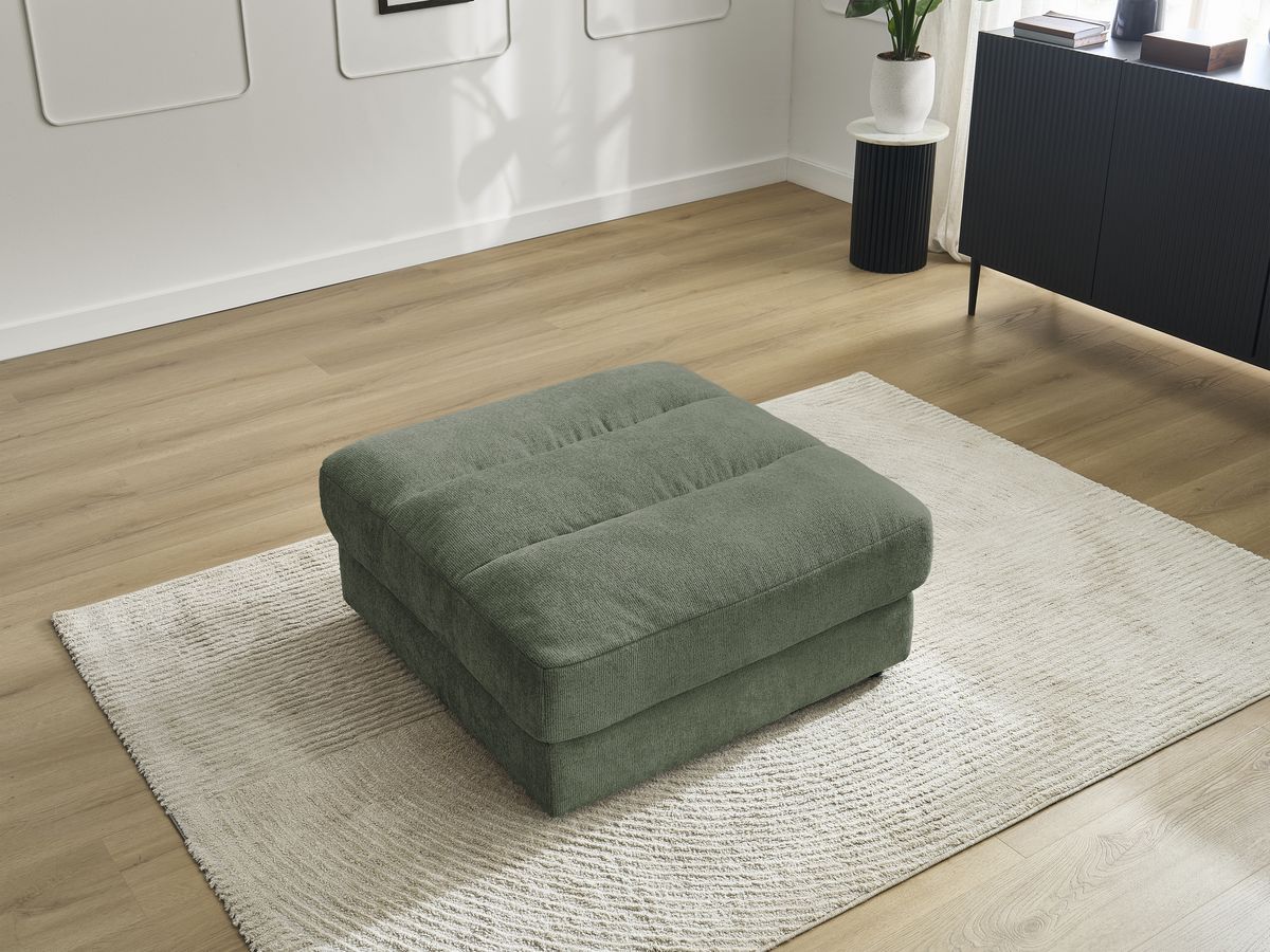 Pouf SIERRA tissu texturé