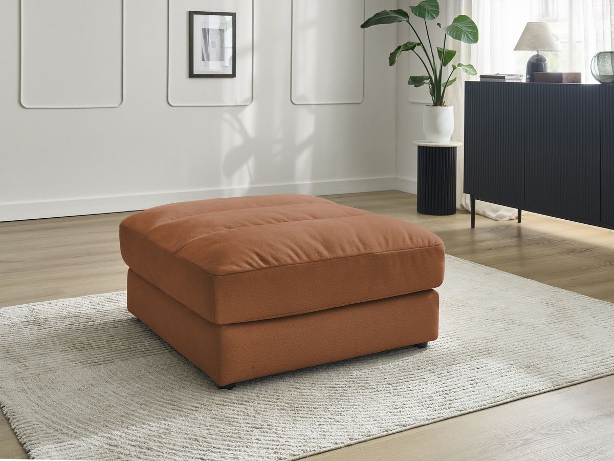 Pouf SIERRA velours orange — vue 5