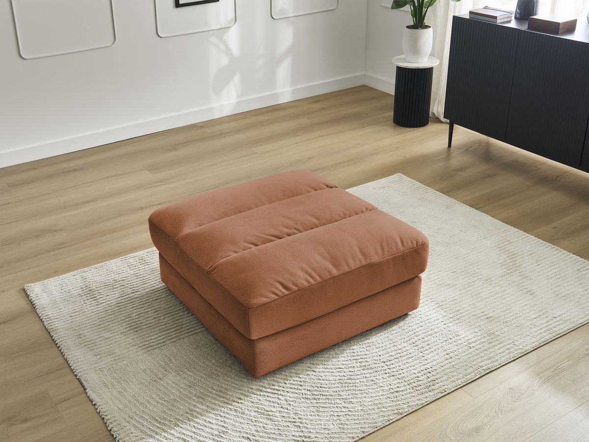 Pouf SIERRA velours orange — vue 6