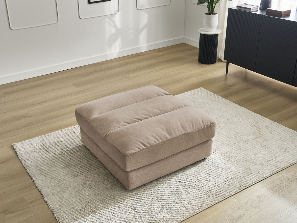Pouf SIERRA velours taupe — vue 6