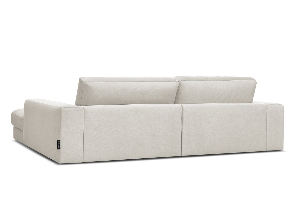 Canapé droit fixe 4 places SIERRA assise profonde velours