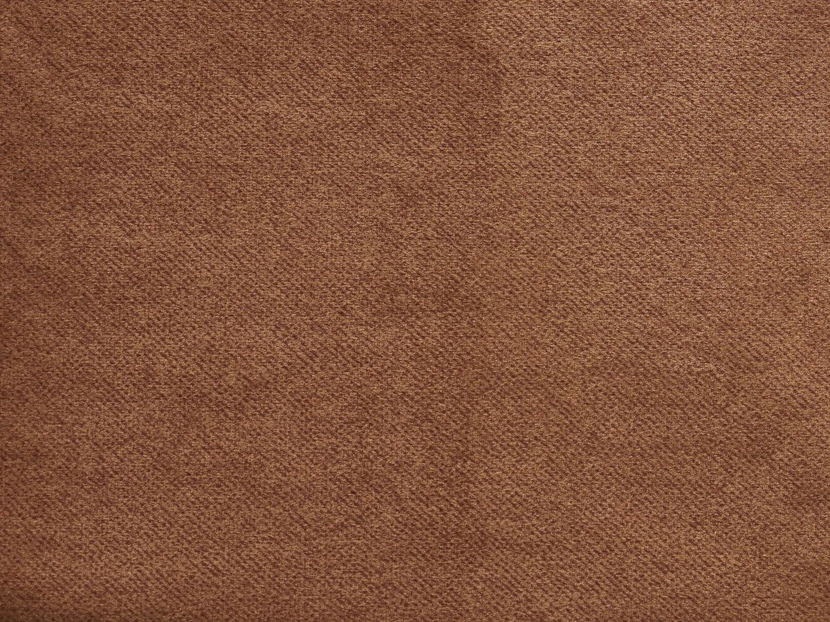 Canapé d'angle fixe SIERRA velours avec pouf