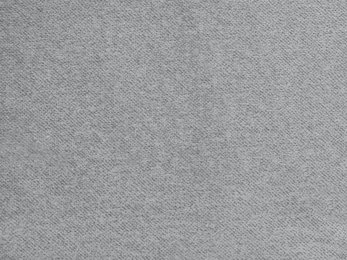 Canapé d'angle fixe SIERRA velours avec pouf
