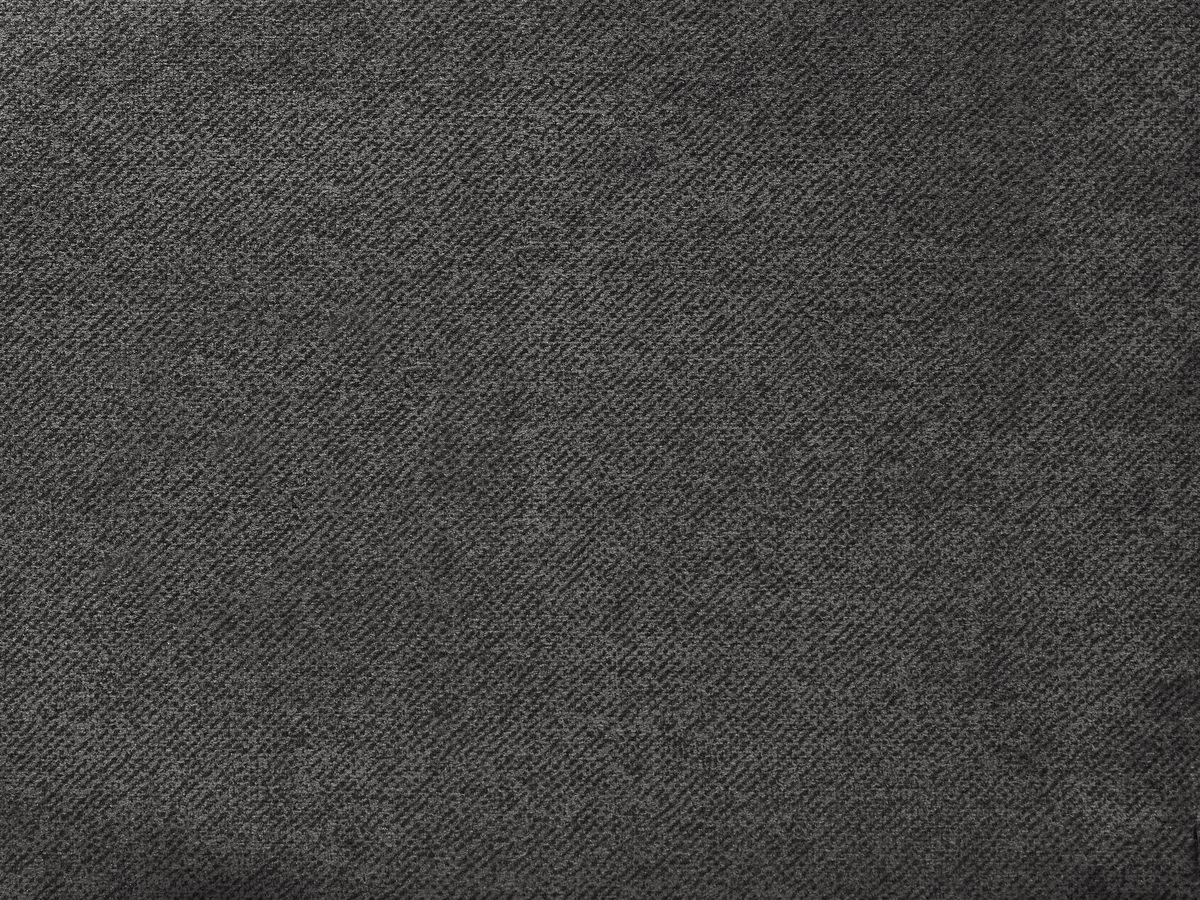 Canapé d'angle fixe SIERRA velours avec pouf