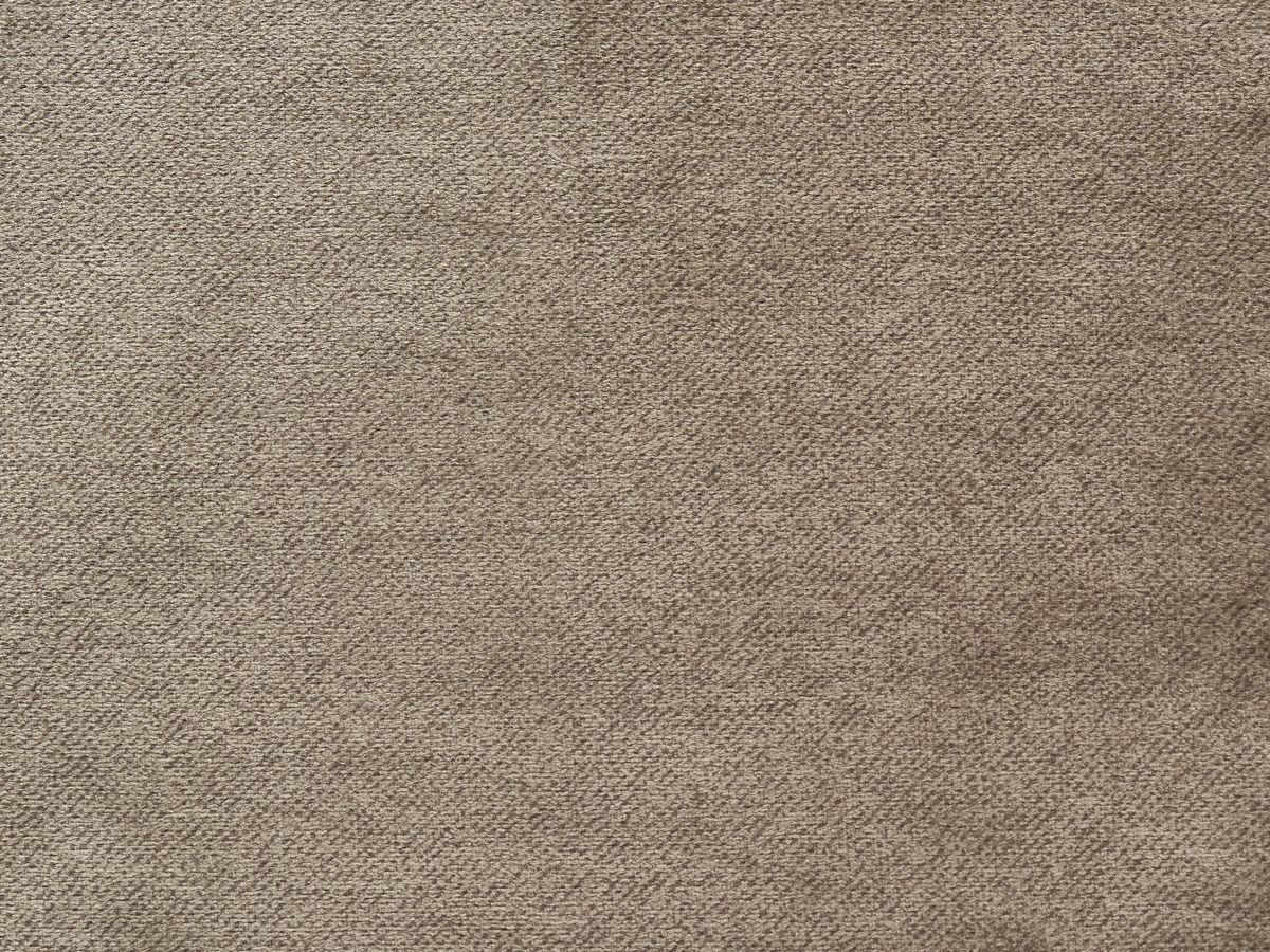 Canapé d'angle fixe SIERRA velours avec pouf