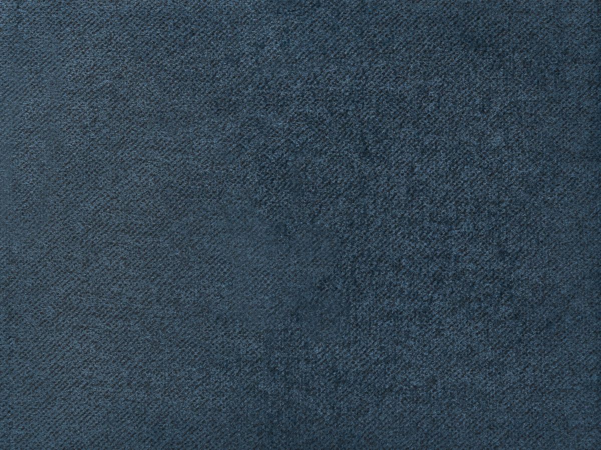 Canapé d'angle fixe SIERRA velours avec pouf
