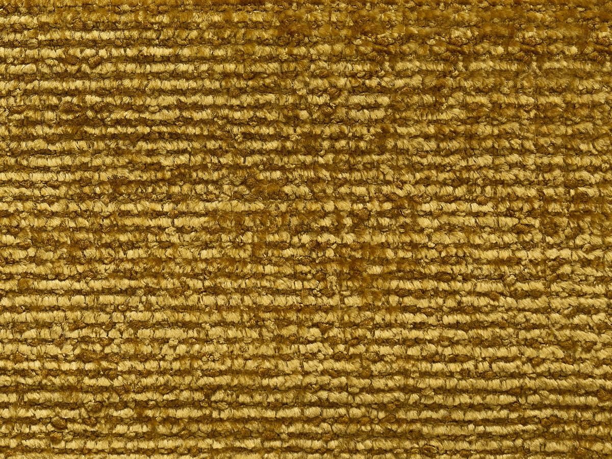 Canapé d'angle fixe SIERRA tissu texturé avec pouf