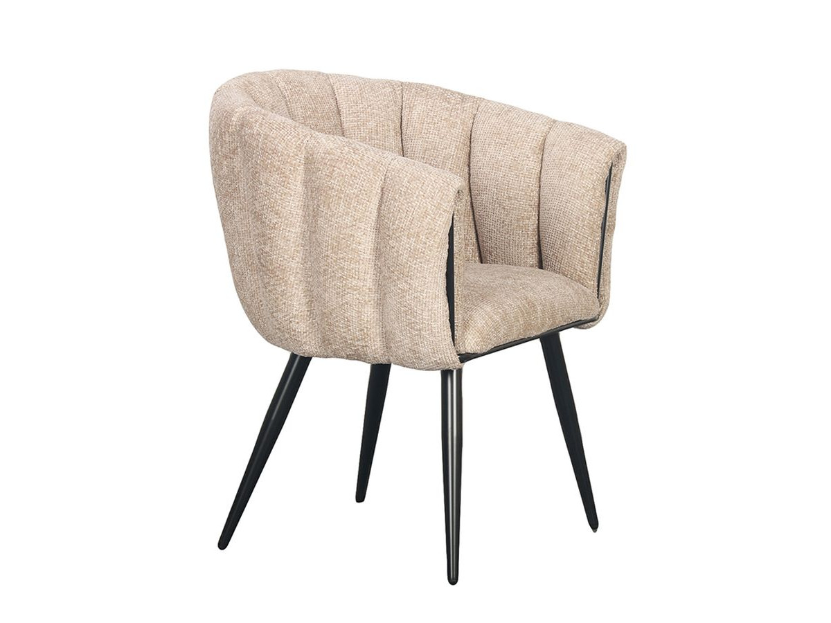 Lot de 2 chaises ADA velours beige — vue 6